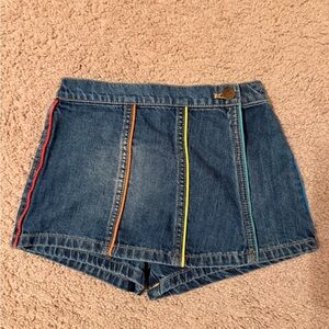 Little Bird Kids Embroidered Denim Skort 4/5